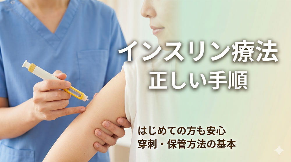 インスリン療法 正しい手順